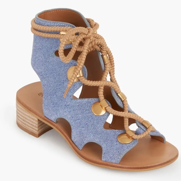 **HP** SEE BY CHLOE Denim Sandals - Picture 10 of 10